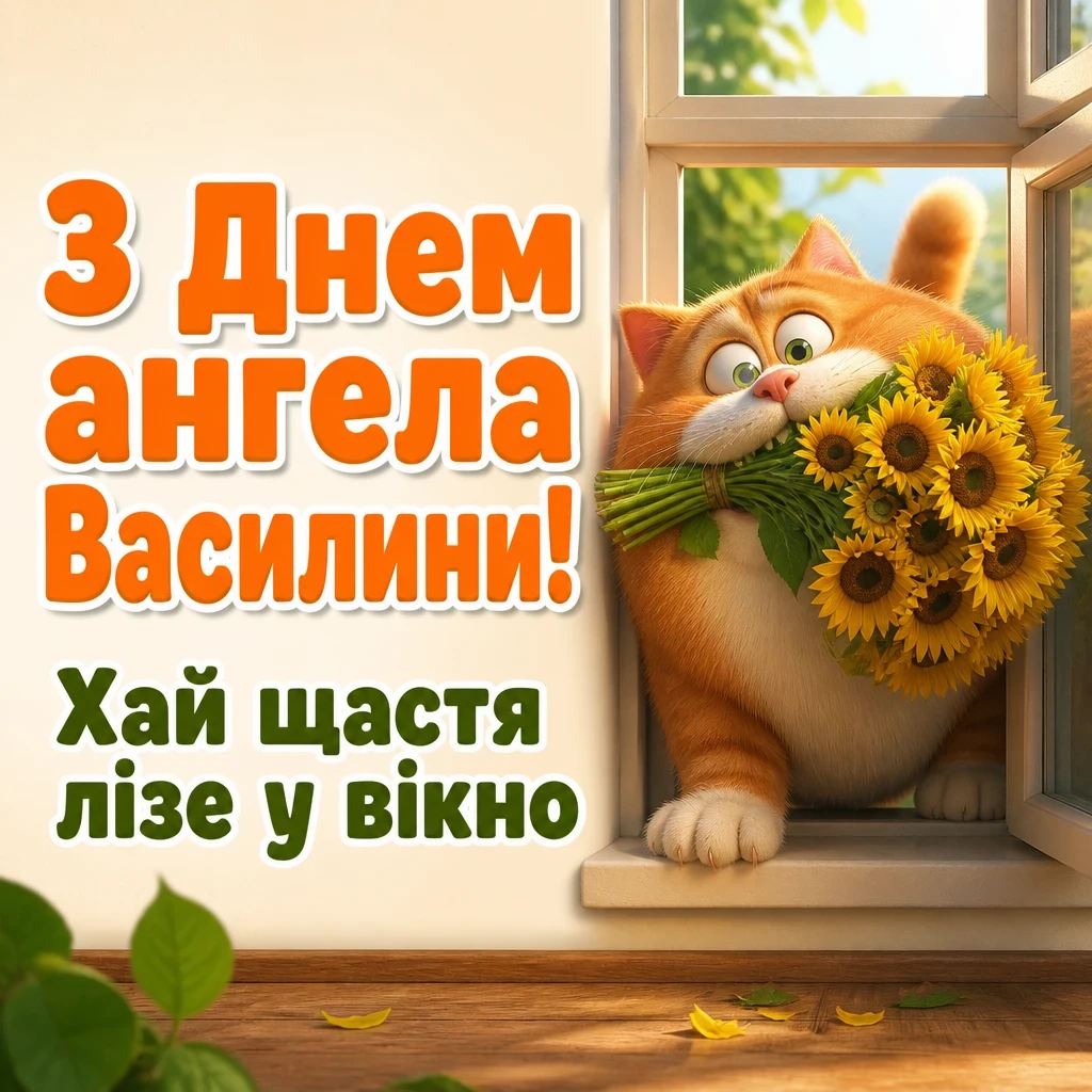 привітання з днем ангела василини