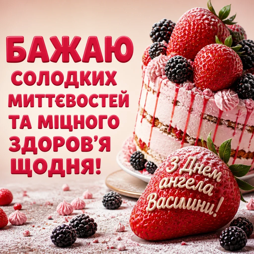 привітання з днем ангела василини
