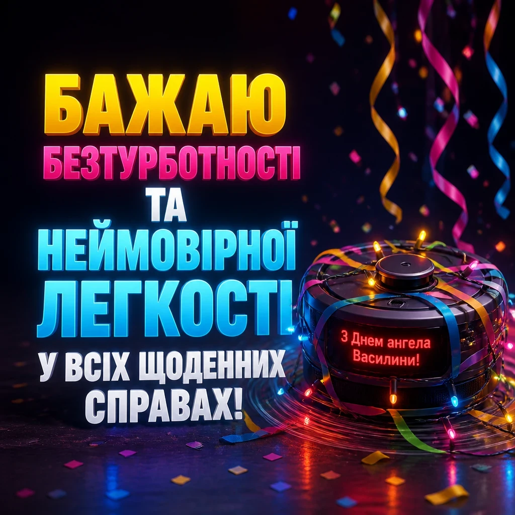 привітання з днем ангела василини