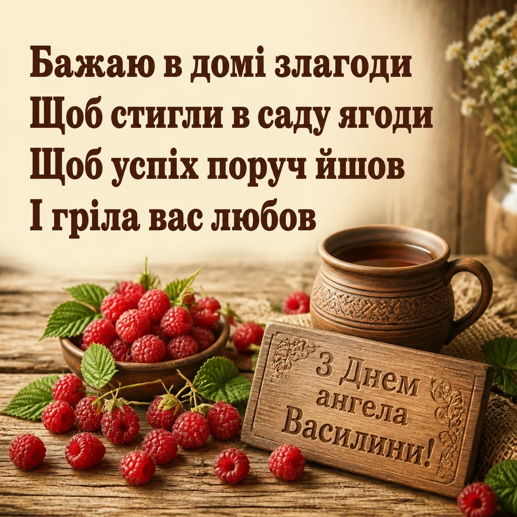 привітання з днем ангела василини