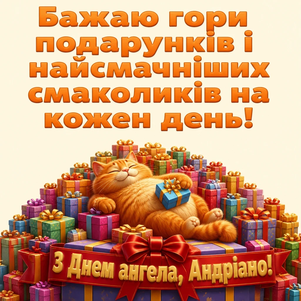 з днем ангела андріани