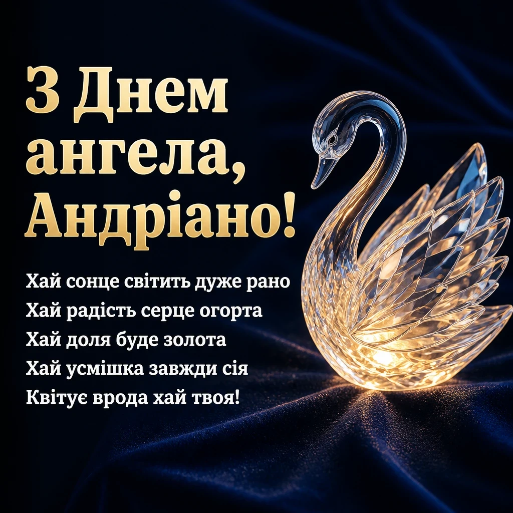 з днем ангела андріани