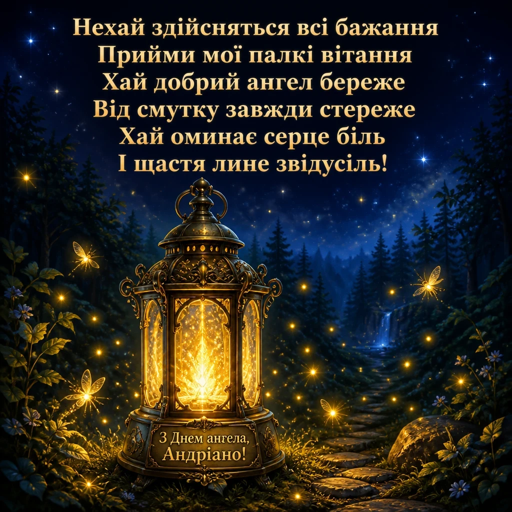 з днем ангела андріани
