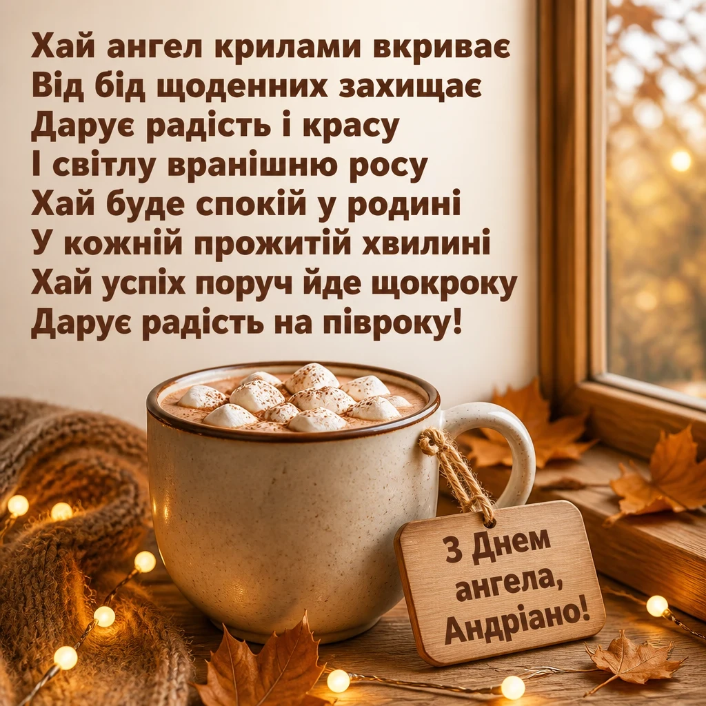 з днем ангела андріани
