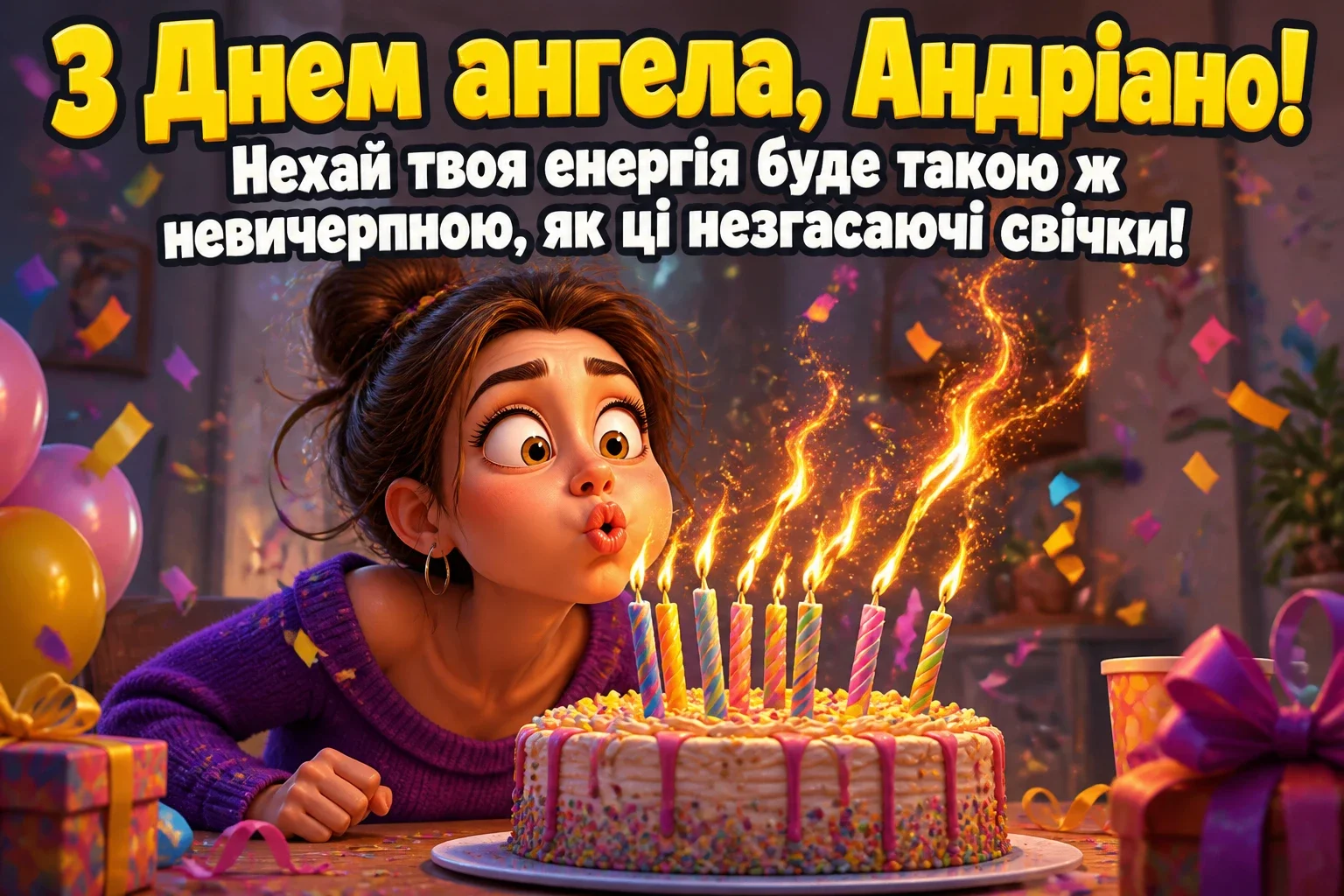 з днем ангела андріани