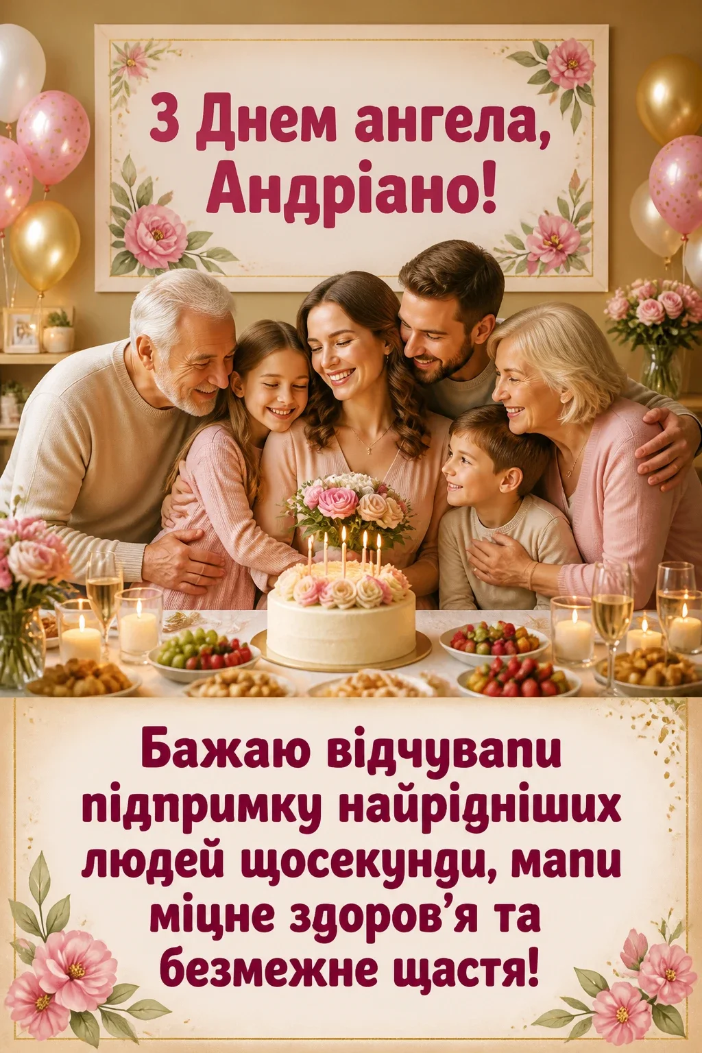 з днем ангела андріани