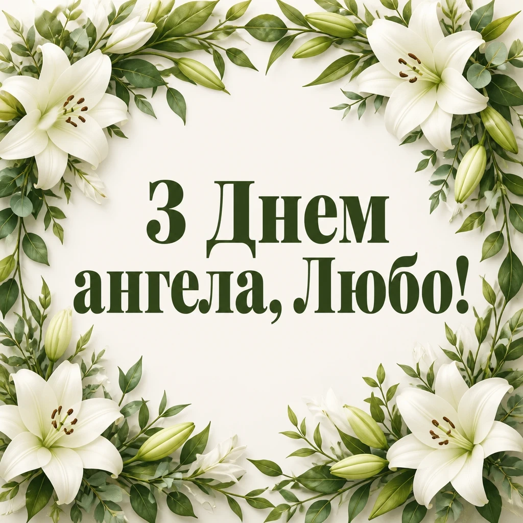 з днем ангела люби