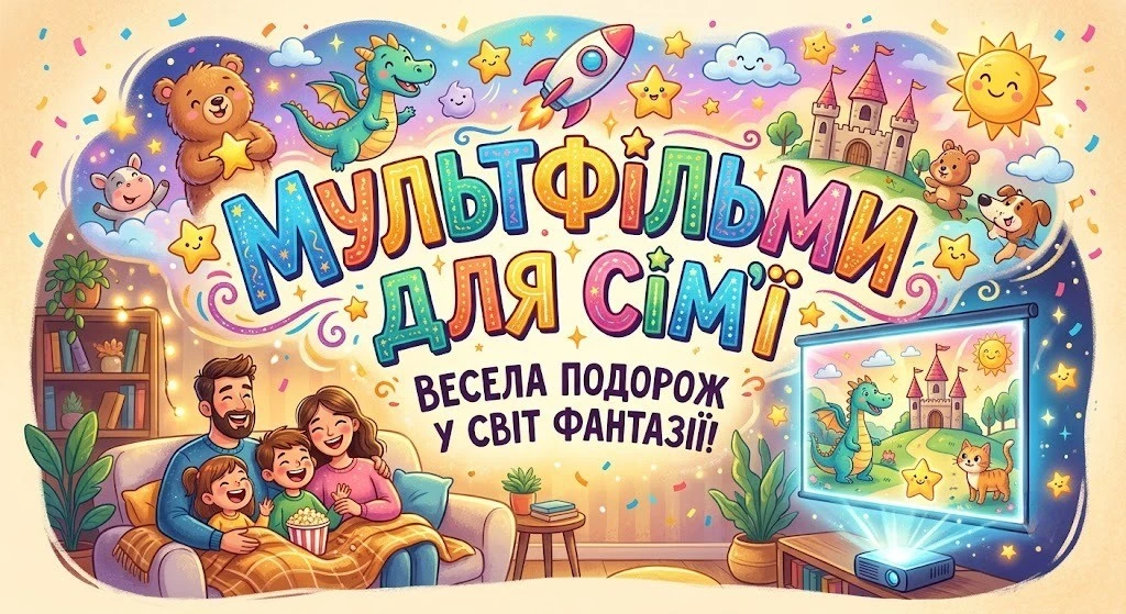 Найкращі мультфільми для сім’ї на будь-який вечір