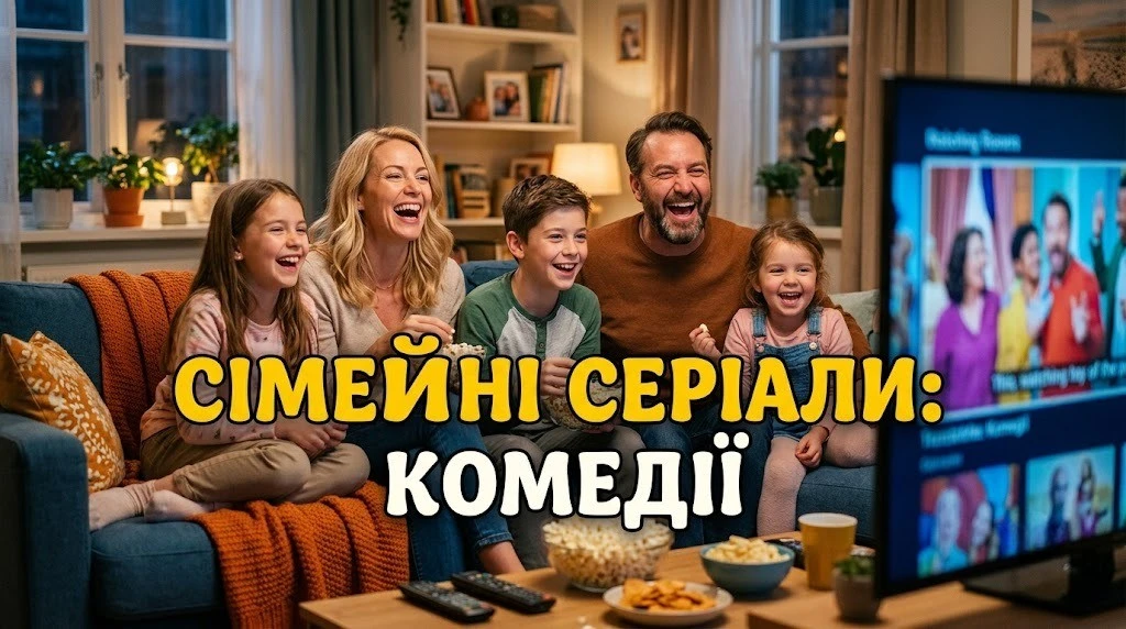 Топ сімейних серіалів комедій для домашнього перегляду