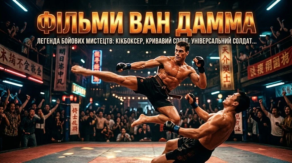 Двадцять фільмів Ван Дамм для перегляду вдома
