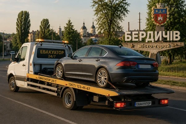 Евакуатор у Бердичеві: які дані повідомити під час замовлення