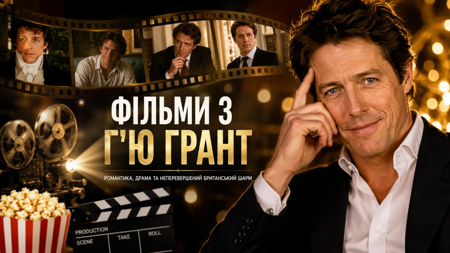 ТОП-20 фільмів з Гʼю Грантом для перегляду